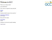 Tablet Screenshot of gccnet.genesee.edu