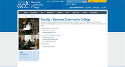 Desktop Screenshot of faculty.genesee.edu
